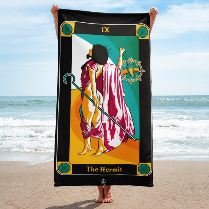 Beach-Towel-The-Hermit-IX