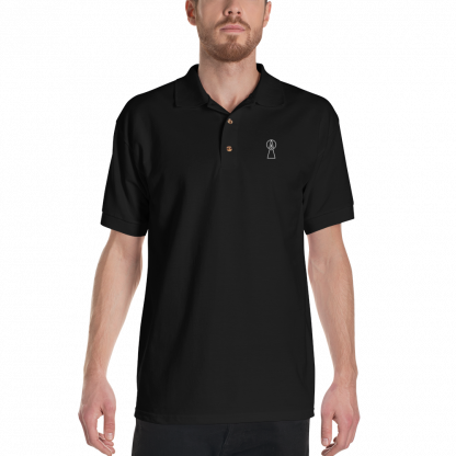 keyhole-polo-uomo-nero-davanti